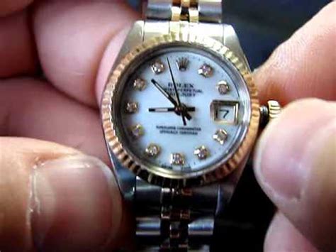 how to set time rolex datejust|how to wind Rolex Datejust.